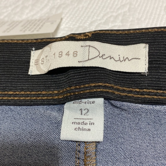 Cato mid rise skinny crop jeans dark wash size 12 - Picture 5 of 14